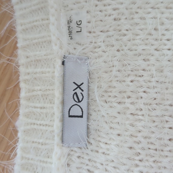 Dex Cream Fuzzy Sweater - Picture 4 of 7